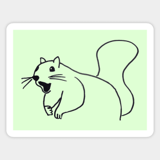 Sassy Squirrel Sticker